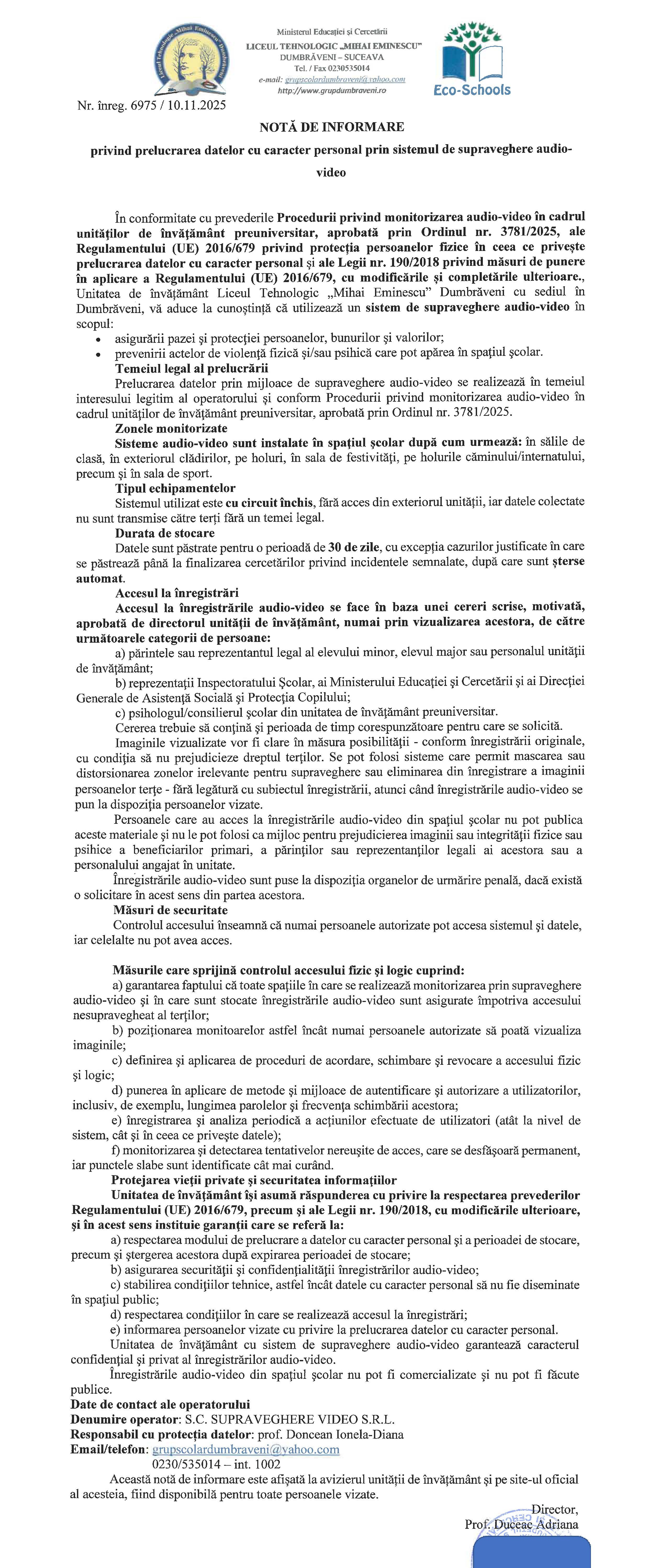 Informare audio video